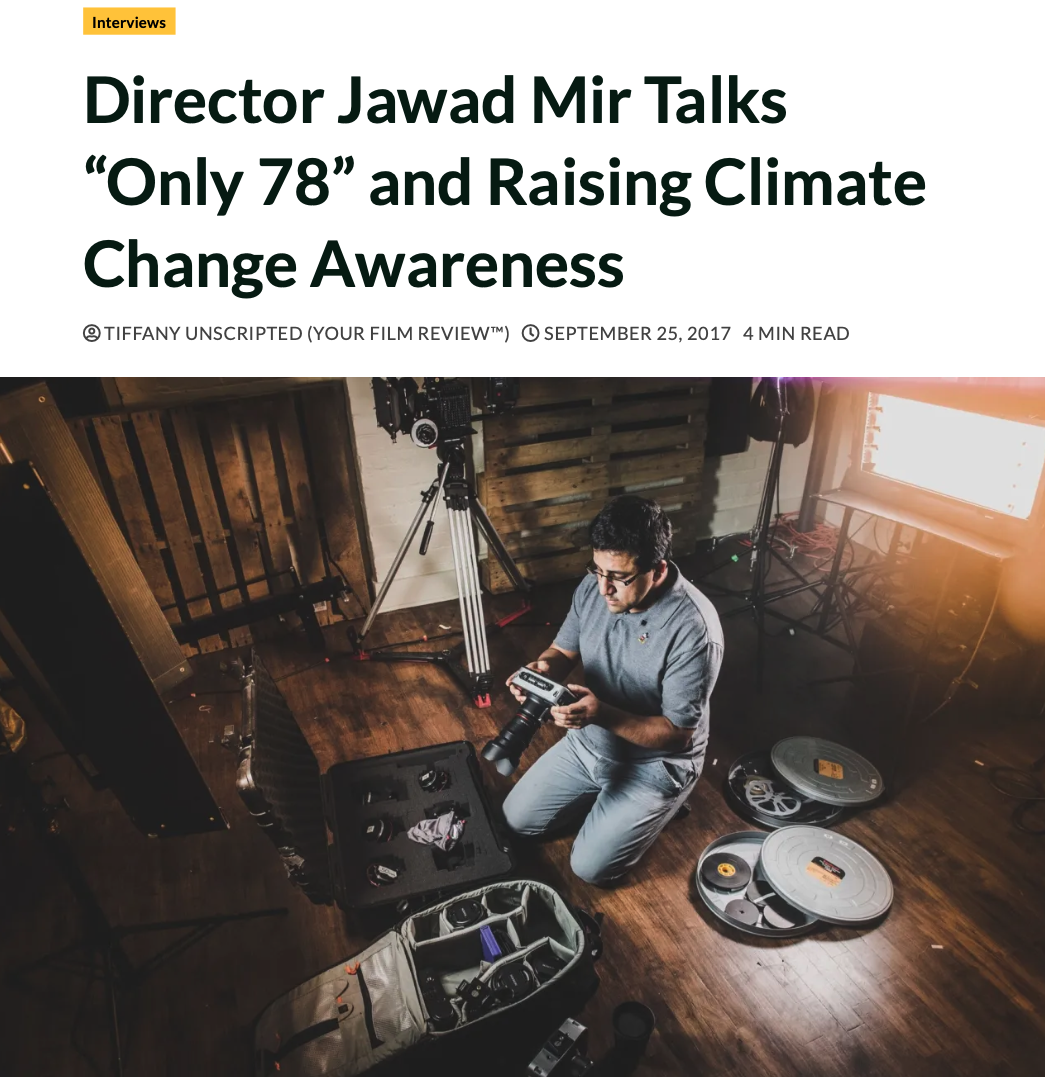 Director Jawad Mir Talks Only 78